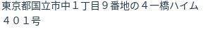 住所（登記所在地）