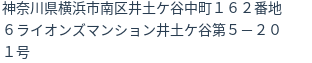 住所(登記所在地)