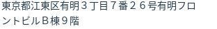 住所(登記所在地)
