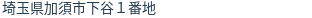 住所(登記所在地)