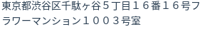 住所(登記所在地)