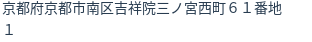 住所(登記所在地)