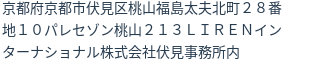 住所(登記所在地)