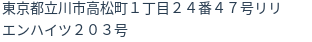 住所(登記所在地)