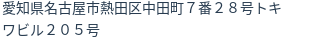 住所（登記所在地）