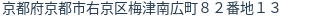 住所(登記所在地)
