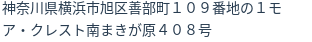 住所（登記所在地）