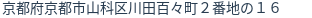 住所(登記所在地)