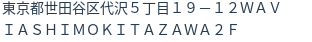 住所(登記所在地)