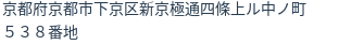 住所(登記所在地)