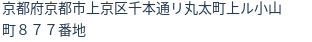 住所(登記所在地)
