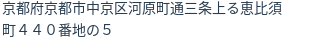 住所（登記所在地）