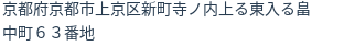 住所（登記所在地）