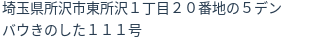 住所（登記所在地）