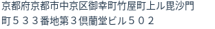 住所(登記所在地)