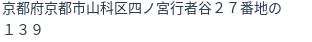 住所（登記所在地）