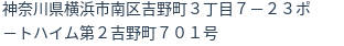住所(登記所在地)