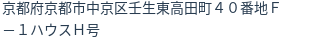 住所（登記所在地）