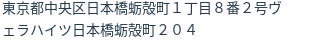 住所(登記所在地)