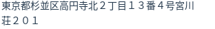 住所(登記所在地)