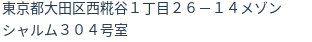 住所(登記所在地)