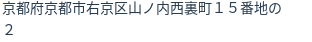 住所（登記所在地）