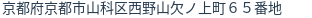 住所（登記所在地）