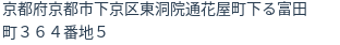 住所（登記所在地）