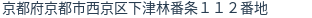 住所(登記所在地)