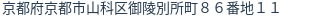 住所（登記所在地）