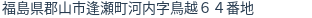 住所（登記所在地）