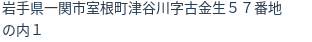 住所（登記所在地）
