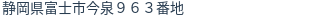 住所(登記所在地)