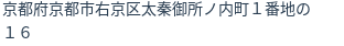 住所(登記所在地)