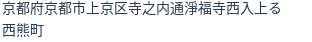 住所(登記所在地)