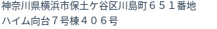 住所(登記所在地)