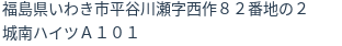 住所（登記所在地）