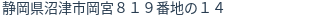 住所(登記所在地)