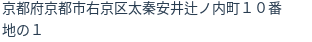 住所（登記所在地）