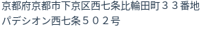 住所（登記所在地）