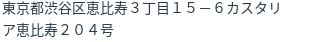 住所(登記所在地)
