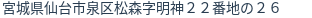 住所(登記所在地)