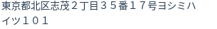 住所(登記所在地)