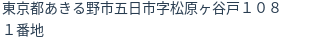 住所(登記所在地)
