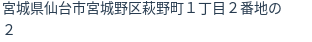 住所(登記所在地)