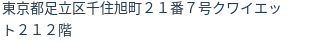 住所（登記所在地）
