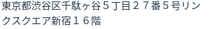 住所(登記所在地)