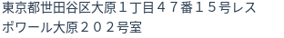 住所(登記所在地)