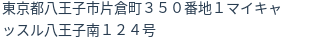 住所（登記所在地）