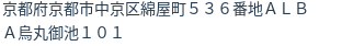 住所（登記所在地）